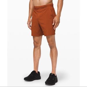 lululemon Pace Breaker Short 7" *Linerless | Dark Terracotta | Large